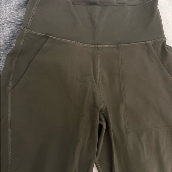 lululemon align jogger leggings in Navy, Gray, and Olive - Picture 3 of 6